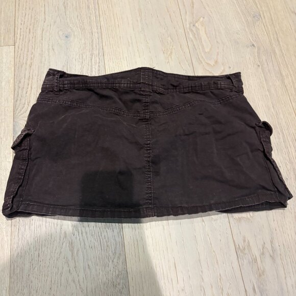 Brown Cargo Miniskirt - Garage - Picture 2 of 3